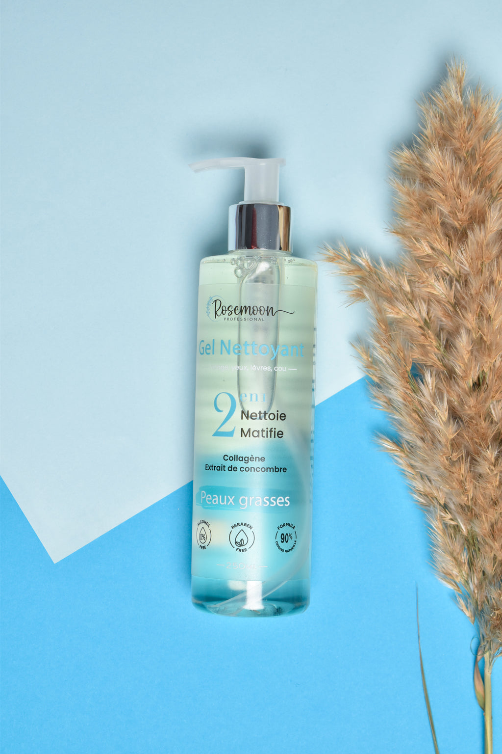ROSEMOON GEL NETTOYANT 250ML PEAUX GRASSES