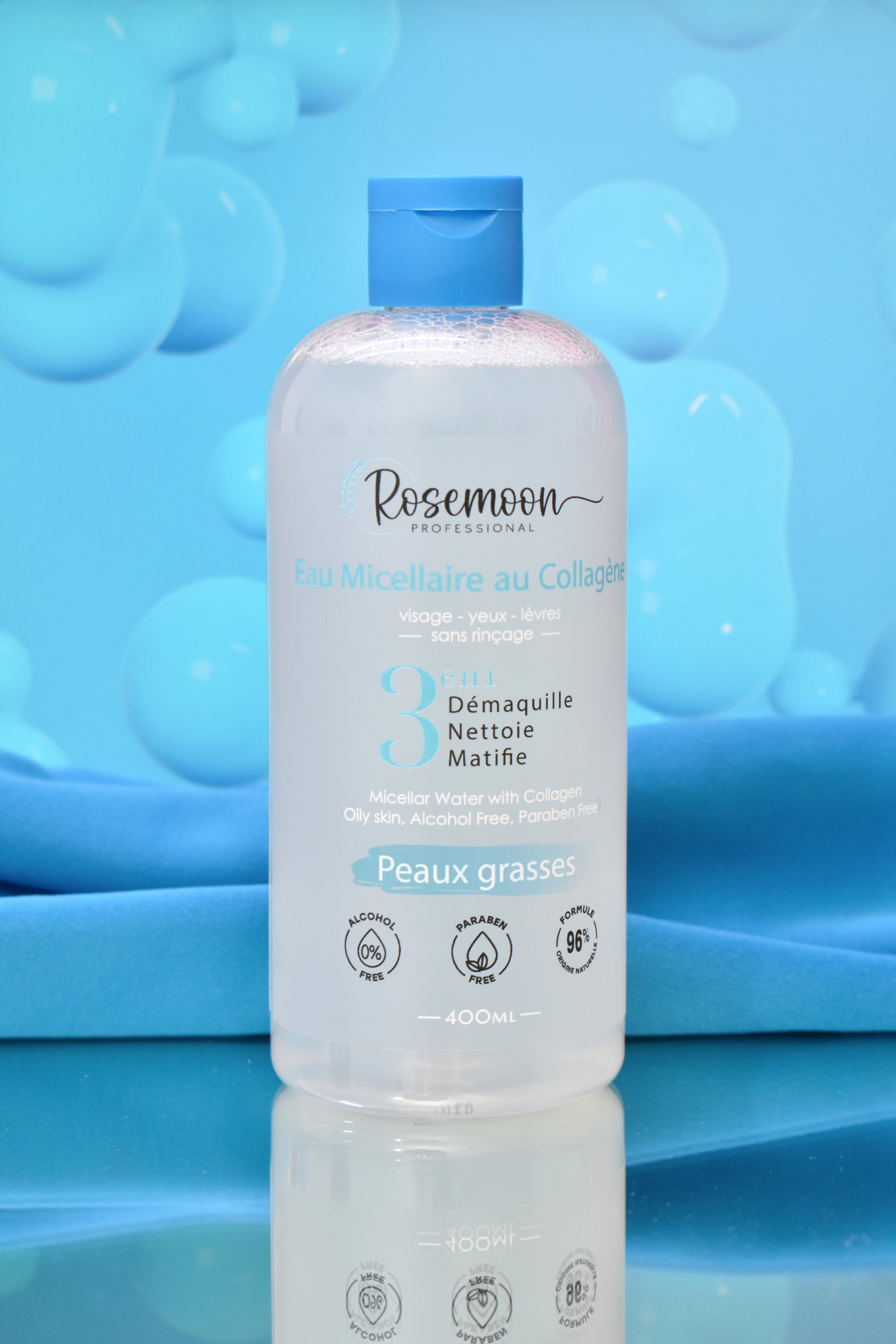 ROSEMOON EAU MICELLAIRE 400ML PEAUX GRASSES